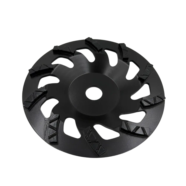 PCD grit diamond cup wheel for angle grinders 180mm – View 2