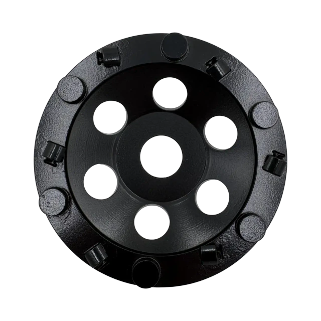 Diamond grinding cup wheel 6-PCD for angle grinders 125mm – View 1