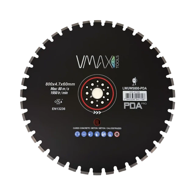 Dischi diamantati per seghe murali LWUW-PDA 800 x 4.7 mm – Vista 1