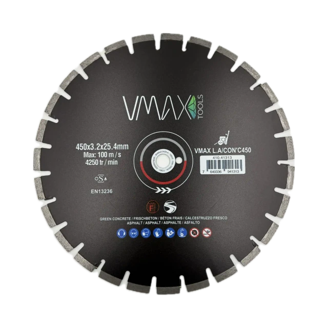 Diamond cutting blades for floor saws NTC-DUAL 450mm – View 1
