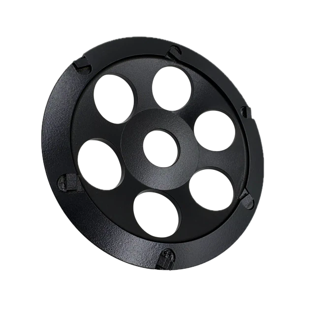 Plateau de ponçage diamant PCD pour meuleuse d’angle 125mm – Vue 2