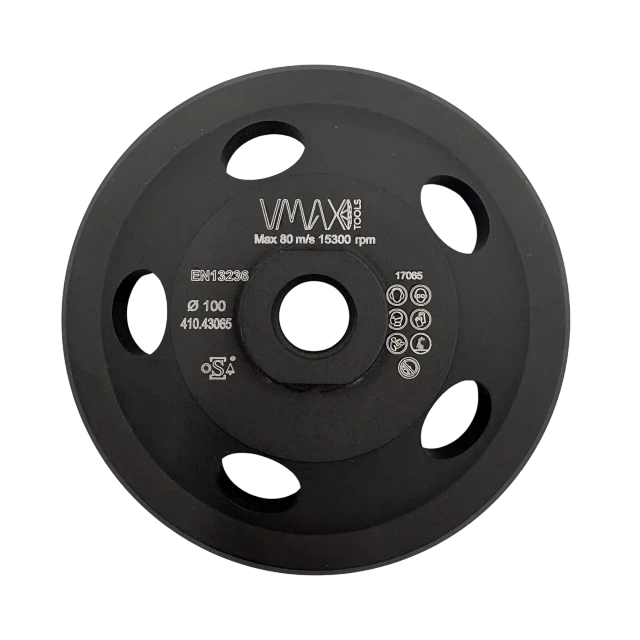 PCD diamond grinding cup wheel for angle grinders 100mm M14 – View 3