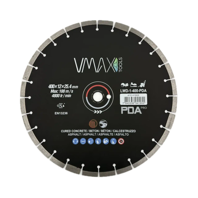 Disques diamant pour découpeuses LWD-PDA 400 mm – Vue 1