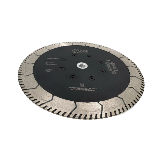 Diamond cutting blades for angle grinders with flange M14 230 mm – View 2