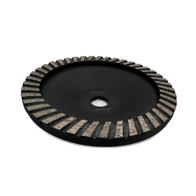 Meule assiette diamantée ALU Turbo pour meuleuse d’angle 180mm – Vue 2