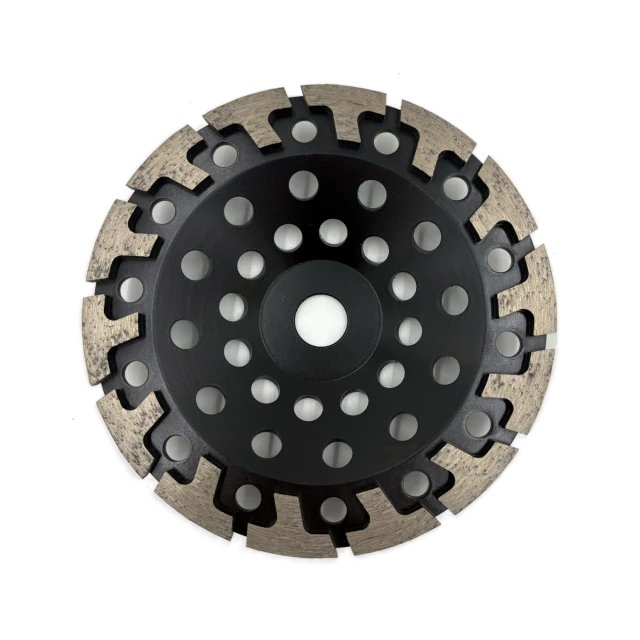 Meule boisseau diamantée TSGR pour meuleuse d’angle 180mm – Vue 1