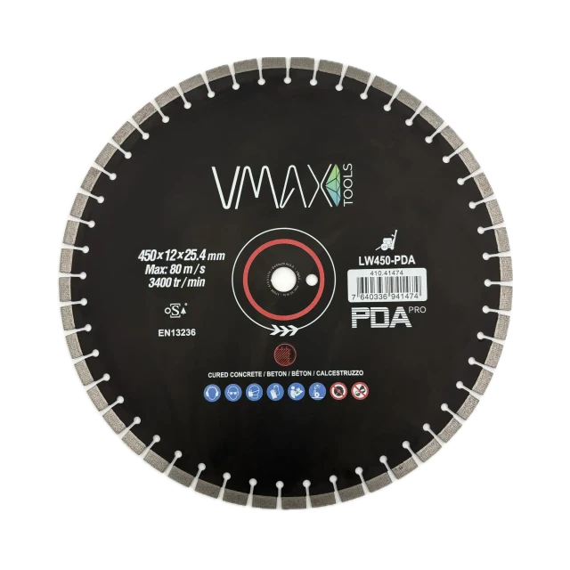 Dischi diamantati per tagliasuolo LW-PDA 450mm – Vista 1