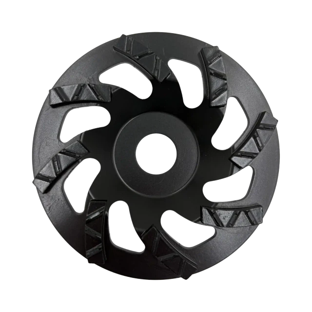 PCD grit diamond grinding cup wheel for angle grinders 100mm