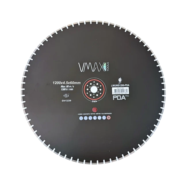 Diamond cutting blades for wall saws LWUW-PDA 1200 x 4.5 mm – View 1