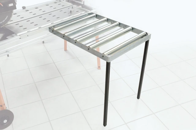 Table extension (side) with rollers – View 1