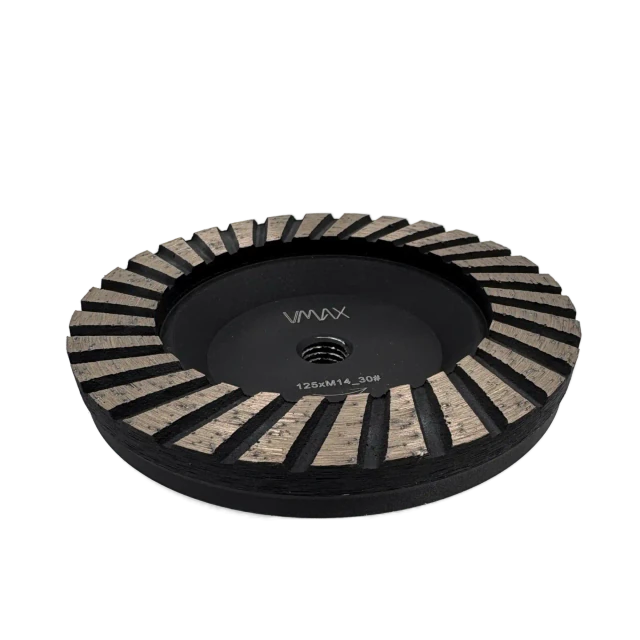 Mola diamantata a tazza ALU Turbo per smerigliatrice angolare 125mm M14 – Vista 2