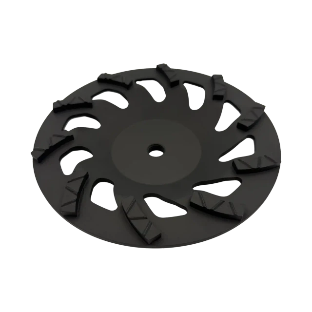 PCD grit diamond grinding cup wheel for angle grinders 180mm M14 – View 2