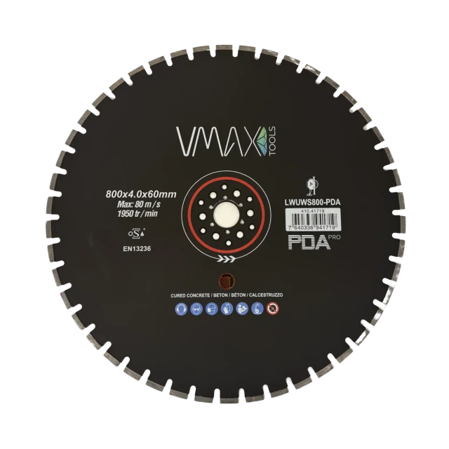 Dischi diamantati per seghe murali LWUW-PDA 800 x 4.0 mm – Vista 1