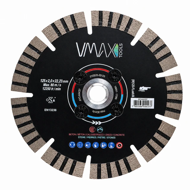 Diamond cutting blades for angle grinders with flange M14 125mm