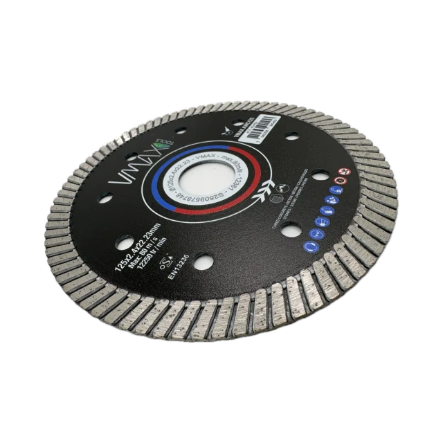 Disques diamant pour meuleuses d’angle AWC-Turbo 125mm – Vue 2