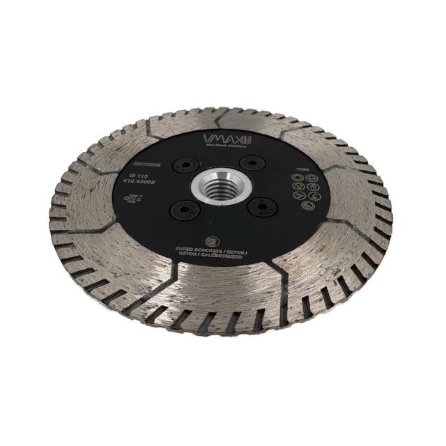 Disques diamant pour meuleuses d’angle avec flasque M14 115 mm – Vue 2