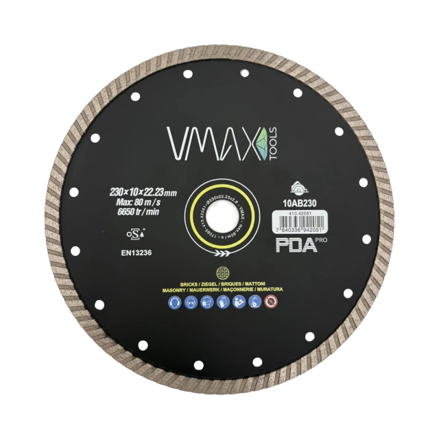 Diamond cutting blades for angle grinders Turbo-AB 230 mm – View 1