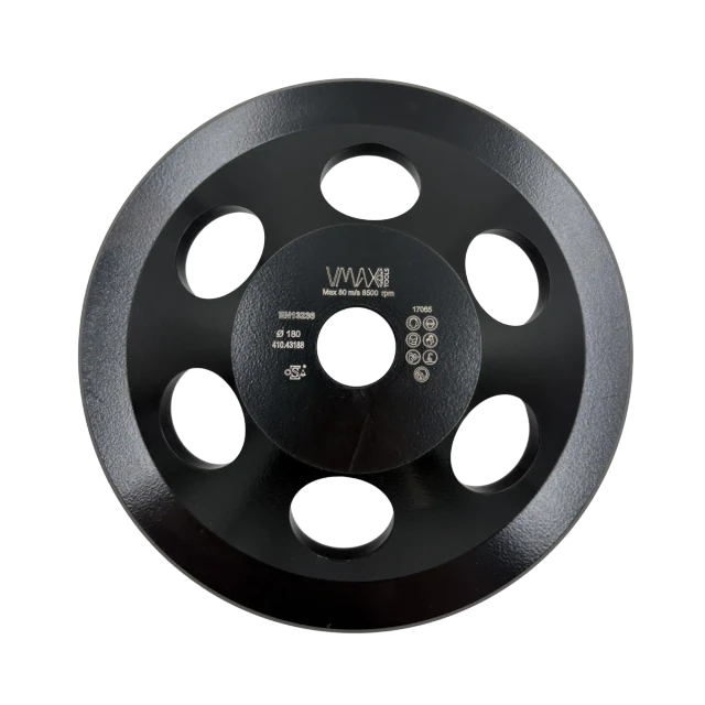 Mola a tazza diamantata 6-PKD per smerigliatrice angolare 180mm – Vista 3