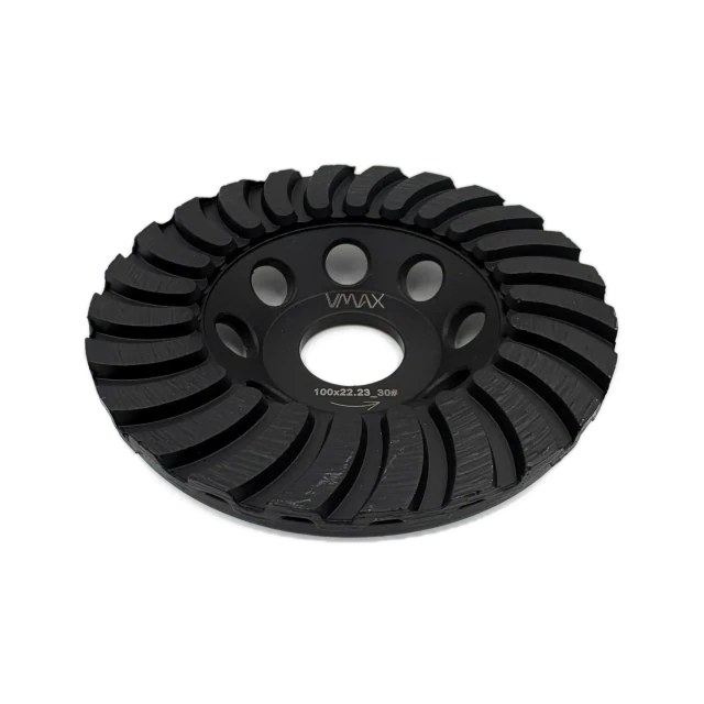 Mola diamantata a tazza ALU Turbo WHEEL per smerigliatrice angolare 100mm – Vista 3