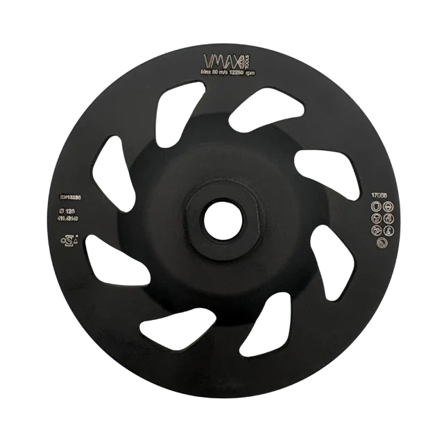 PCD grit diamond grinding cup wheel for angle grinders 125mm M14 – View 3