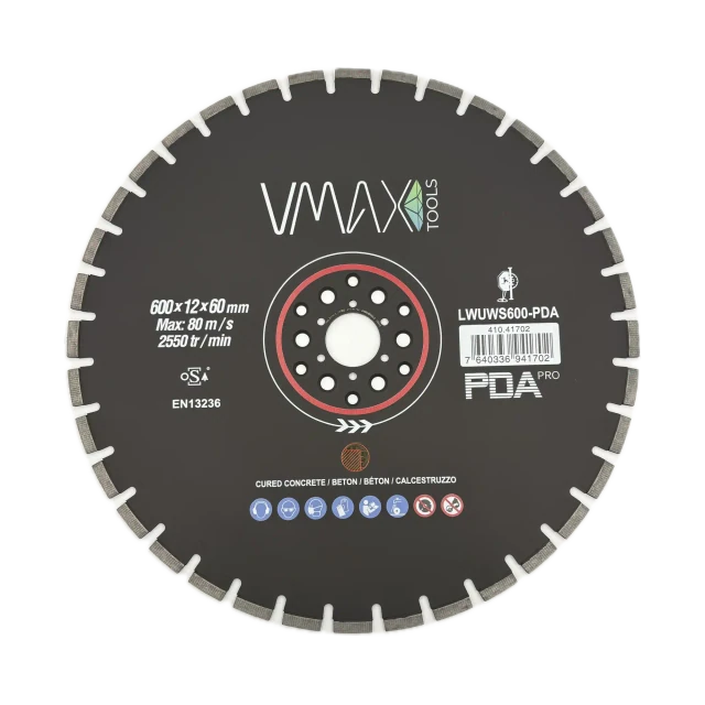 Dischi diamantati per seghe murali LWUW-PDA 600 x 5.0 mm – Vista 1