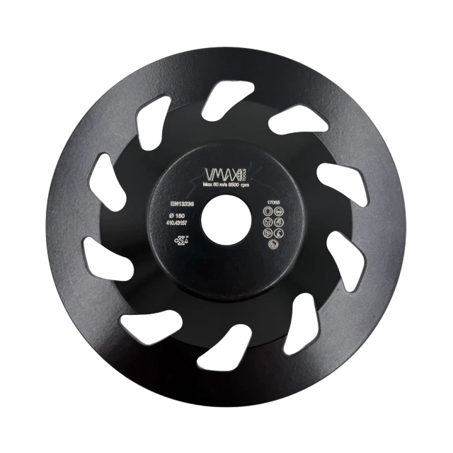 PCD grit diamond cup wheel for angle grinders 180mm – View 3