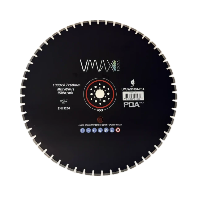 Diamond cutting blades for wall saws LWUW-PDA 1000 x 4.7 mm – View 1