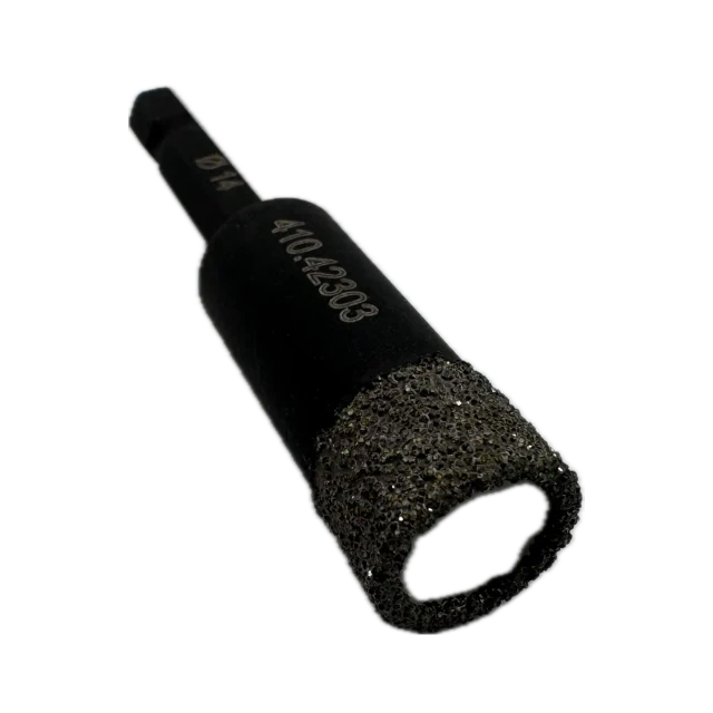 PREMIUM tile drill bit with cooling wax HEX 14 mm – View 2
