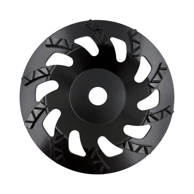 PCD grit diamond cup wheel for angle grinders 180mm – View 1