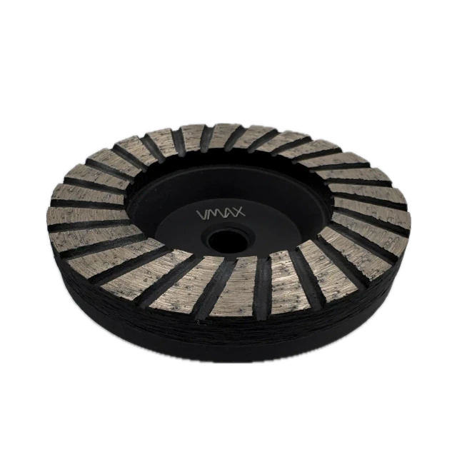 Mola diamantata a tazza ALU Turbo per smerigliatrice angolare 100mm M14 – Vista 2