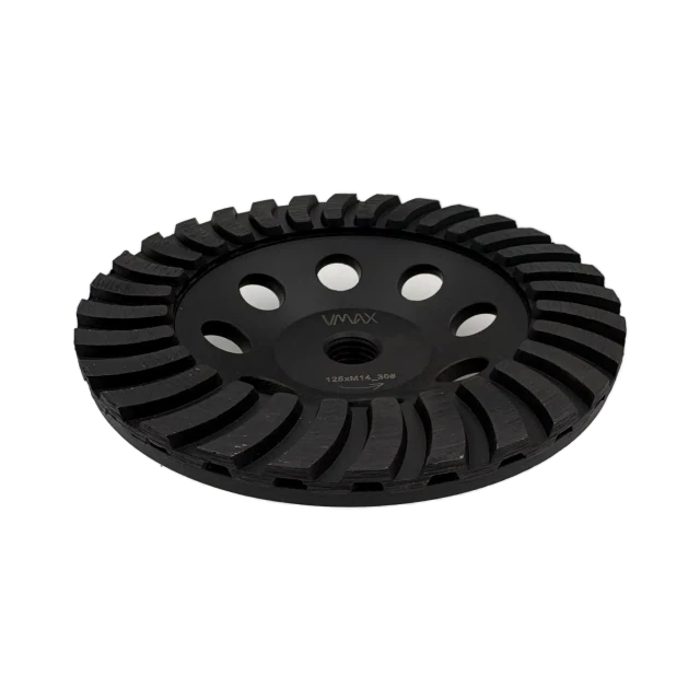Mola a tazza diamantata ALU Turbo WHEEL per smerigliatrice angolare 125mm M14 – Vista 3