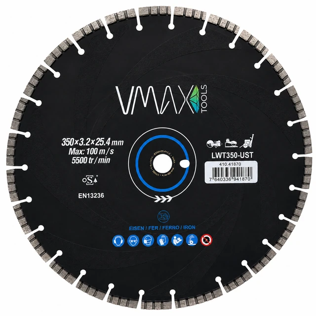 Dischi diamantati per troncatrici LWT-UST 350mm – Vista 1
