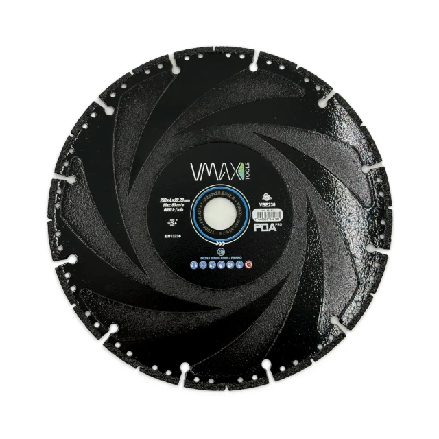 Diamond cutting blades for angle grinders V-TECH 230 mm – View 1