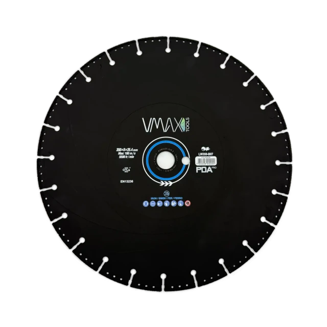 Diamond cutting blades for angle grinders V-TECH 350 mm – View 1