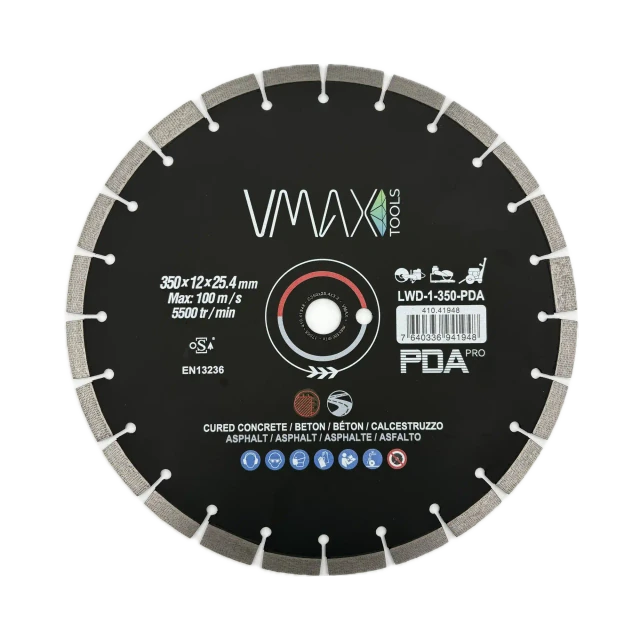 Disques diamant pour découpeuses LWD-PDA 350 mm – Vue 1