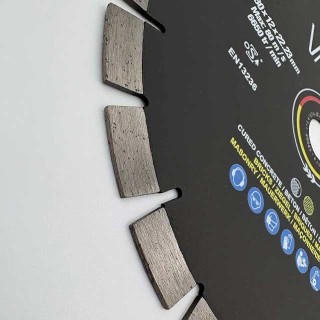 Diamond cutting blades for angle grinders 230 mm – View 2