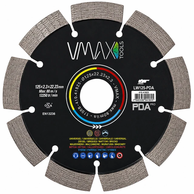 Diamond cutting blades for angle grinders LW-PDA 125mm – View 1