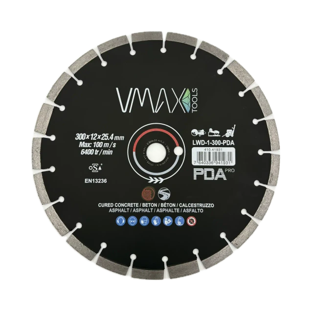 Disques diamant pour découpeuses LWD-PDA 300 mm – Vue 1