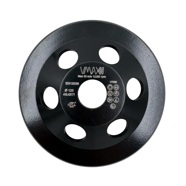 Diamond grinding cup wheel 6-PCD for angle grinders 125mm – View 3