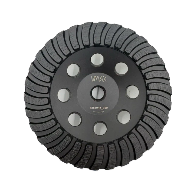 Mola a tazza diamantata ALU Turbo WHEEL per smerigliatrice angolare 125mm M14 – Vista 1